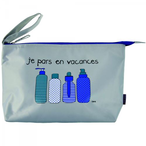 Trousse Ml - Blue Basics - Je Pars En Vacances - Gris