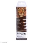 Pochette Graph'it de 4 Brush Liner Dégradés Bruns