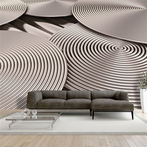 Papier peint Copper Spirals-Taille L 300 x H 210 cm