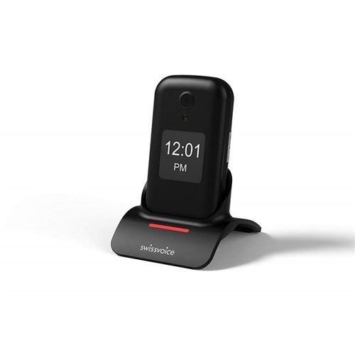 Swissvoice D28 - Téléphone mobile - microSDHC slot - GSM - 320 x 240 pixels - 2 MP - noir