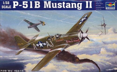 Mustang P-51b - 1:32e - Trumpeter
