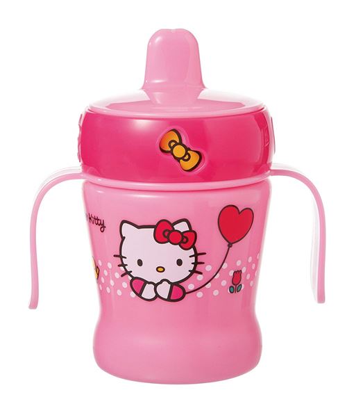 Tigex Tasse Anti-Fuite Caroussel Hello Kitty Rose