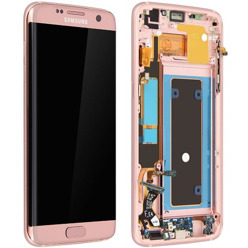 Écran LCD pour Samsung Galaxy S7 Edge Vitre Tactile Bloc Écran Samsung Rose