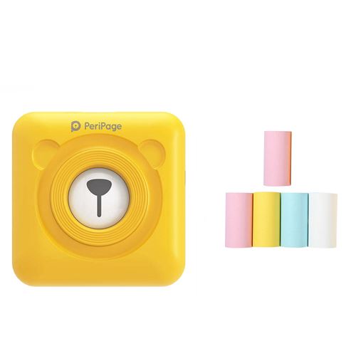 PeriPage - Mini imprimante thermique Bluetooth portable - Jaune - Image 2