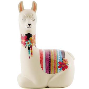 LLAMA FIGURINE LAMA BLANC