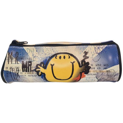 Trousse ronde jaune Mr Happy