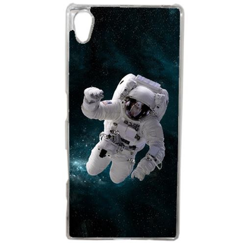 Coque Astronaute Blue Compatible Sony Xperia Z5 Transparent