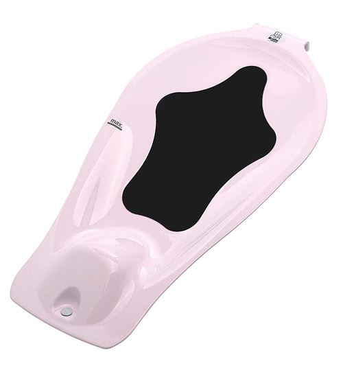 Rotho Babydesign Plateau de Baignoire, avec Tapis Antidérapant, 0-6 mois, TOP/TOP Xtra, Tender Rosé Pearl (Rose), 205030208