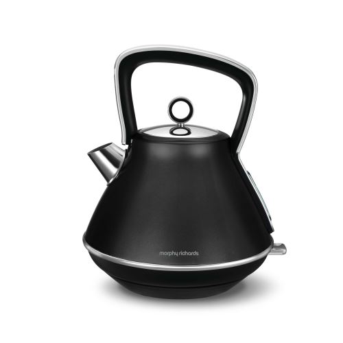 Morphy richards - m100105ee evoke pyramide - 1,5 l - 2200 w - arrêt auto - filtre antitartre amovible - noir