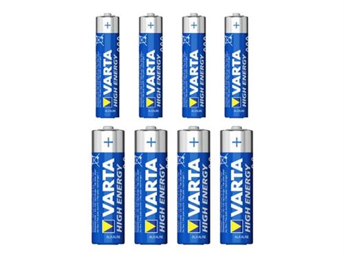 Varta High Energy - Batterie 8 x AA / AAA - Alcaline
