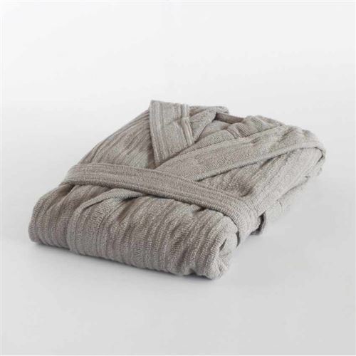 Peignoir Svad Dondi Times Square Unisex Coton, Taille: L, Couleur: Gris