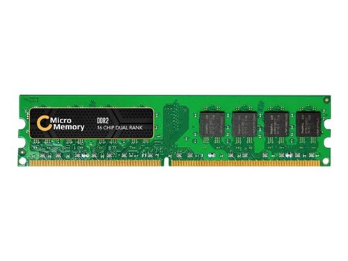 CoreParts - DDR2 - module - 2 GB - DIMM 240-pins - 800 MHz / PC2-6400 - geregistreerd - ECC