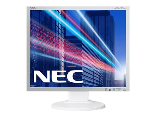 NEC MultiSync EA193Mi - LED-monitor - 19 - 1280 x 1024 - IPS - 250 cd/m² - 1000:1 - 6 ms - DVI, VGA, DisplayPort - luidsprekers - wit, zilver