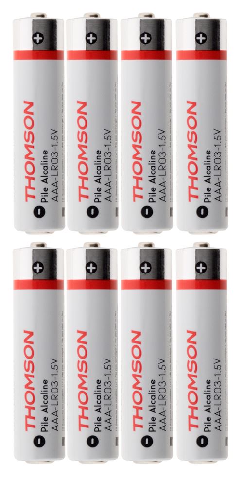 Thomson Pack De 8 Piles Alcalines Lr03 Aaa 1,5V