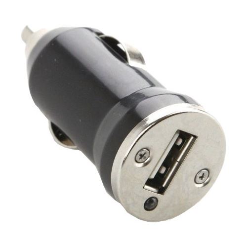 Lifetime Cars chargeur de voiture USB 12/24 volts 0,7 ampères en plastique noir