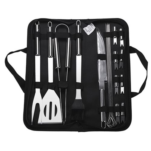 Ustensiles Barbecue,9Pcs Accessoire Barbecue Kit Barbecue Outil de