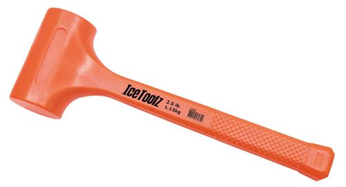 IceToolz marteau en caoutchouc 35,5 cm 1100 grammes orange