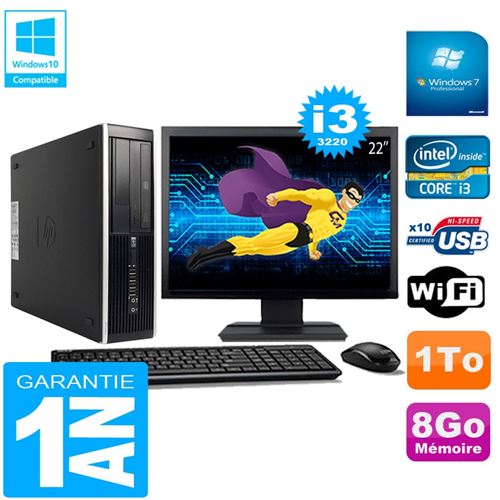 Acheter Pc hp compaq pro 6300 sff i3-3220 8go 1to graveur dvd wifi w7 ecran 22' État correct - 299,00 € Pc hp compaq pro 6300 sff i3-3220 8go 1to graveur dvd wifi w7 ecran 22' État correct - Hewlett-Packard reconditionné disponible sur Fnac