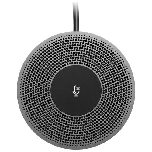 Logitech Micro D'Extension pour Meetup - Microphone - pour Small Room Solution For Google Meet, For Microsoft Teams Rooms, For Zoom Rooms