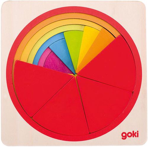 Petit Puzzle Circulaire 21 pièces - GOKI