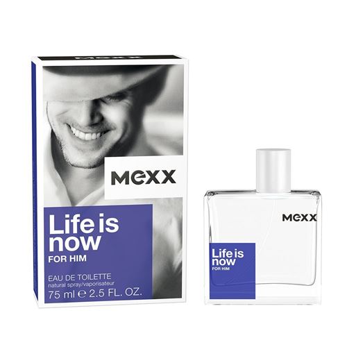 Mexx Life is Now For Him Eau de Toilette en Vaporisateur de sauna 75 ml