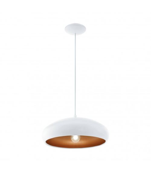 Lampe pendante Mogano EGLO blanc/cuivrée