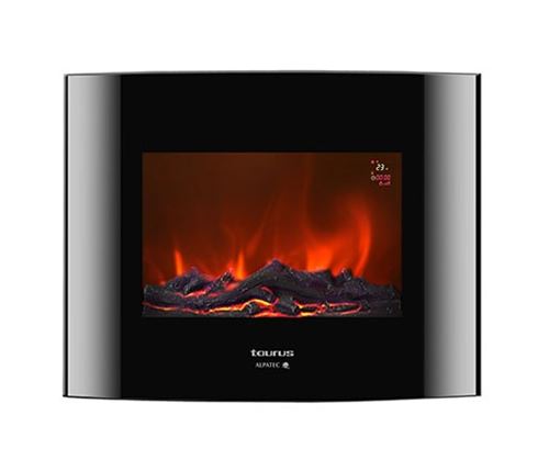 Cheminée électrique Taurus Toronto P de 2000W avec 2 positions de chauffe 5 Intensités et programmable