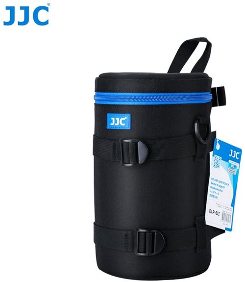 JJC DLP 6II Étui de luxe pour objectif, avec sangle d'épaule, résistant l'eau, la taille ne doit pas dépasser 113 x 240 mm