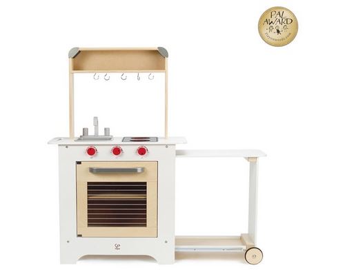 Cuisine en bois avec desserte Hape Blanc