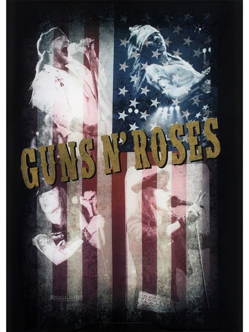Drapeau Guns N' Roses Collage 77 x 105 cm