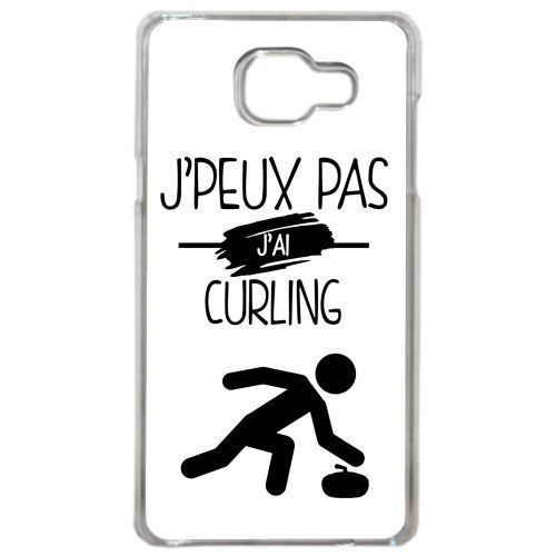 Coque j peux pas j ai curling 1 compatible samsung galaxy a3 2016 transparent