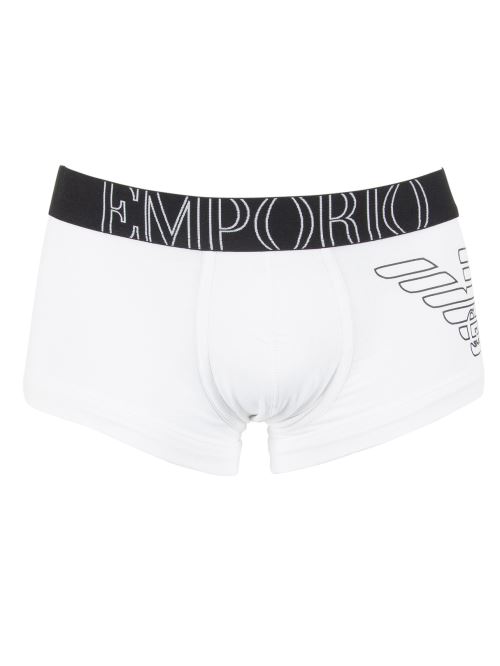 Emporio Armani Homme Troncs en coton stretch, Blanc