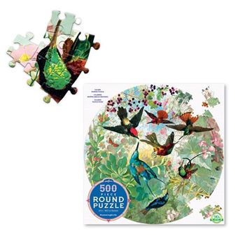 Puzzle Eeboo Colibris Rond 500 pièces