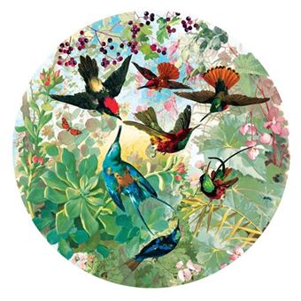 Puzzle Eeboo Colibris Rond 500 pièces