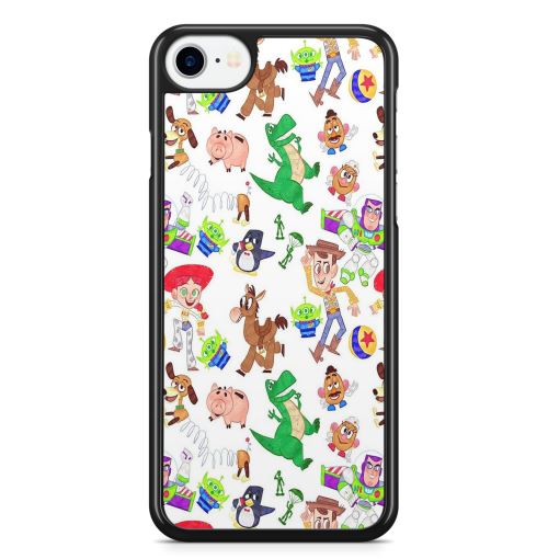 Coque Fifrelin Noire pour iPhone 5 et 5S et SE Toy Story 4 Disney