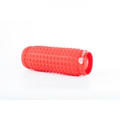 PURE2IMPROVE Rouleau de massage gonflable - Fitness - Rouge - 35,5 cm