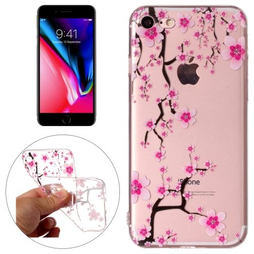 iPhone 8 Iphone 7 Coque Protection TPU Rose Fleurs de Cerisier ALS48074