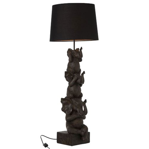 J-line Lampe à Poser Déco 3 Éléphants 100cm - vue 1