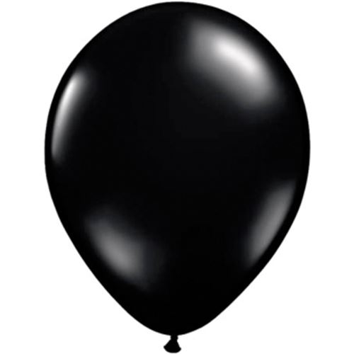 Folat ballons junior 13 cm latex noir 100 pièces