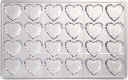 Plaque 24 coeurs diamants ma1993