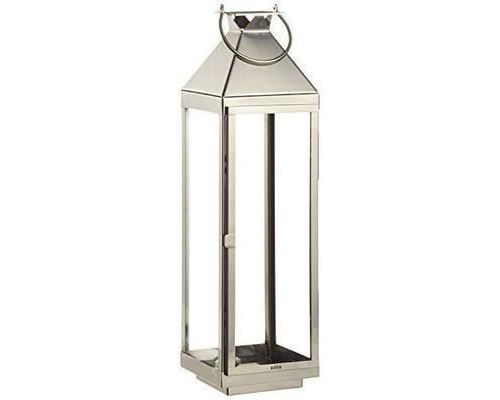 Cilio Lanterne Villa en acier inoxydable 16 x 16 x 70cm - 293685