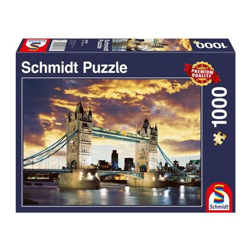 Schmidt Spiele Neutre Puzzle Tower Bridge, Londres, 1000 Pcs