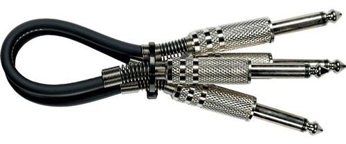Yellow Cable P020 Patch Jack/Jack - 20cm (X2) - Image 3