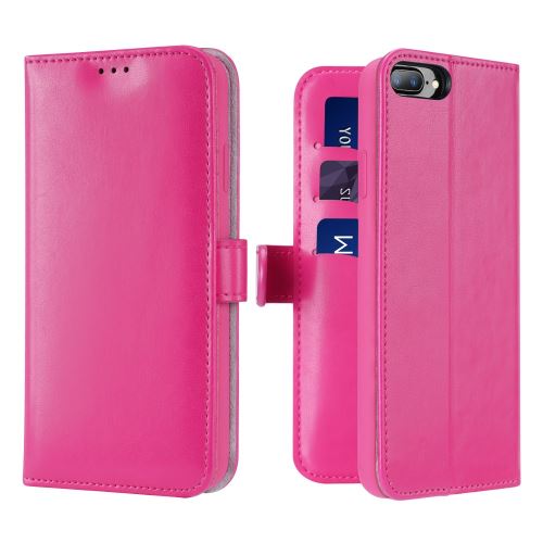 Etui en PU avec rose pour votre Apple iPhone 7 Plus/8 Plus 5.5 pouces