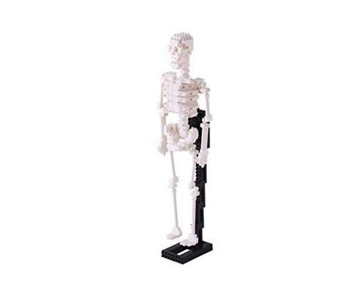 Figurine Nanoblock humain Kit de construction squelette VO japonaise