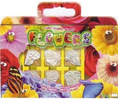 Multiprint Coloriage Fleurs 12 pièces