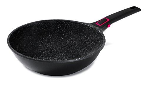 Poele wok 28cm manche granit pro noi baumalu 383610