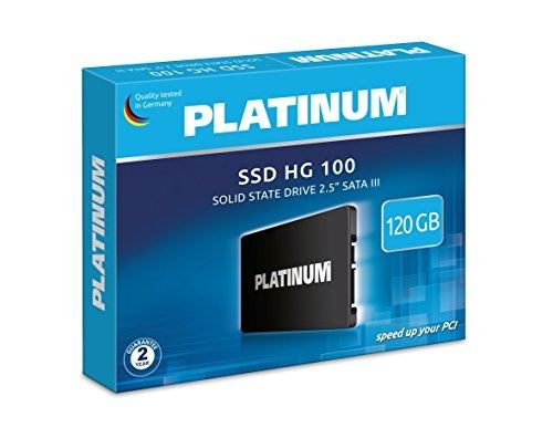 Platinum 125819 hg-100 6,4 cm (2,5) ssd disque dur 120 go interne pour ordinateur portable, ordinateur portable et pc, sata ii