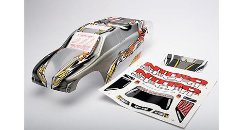 Body, Nitro Sport, Prographix (replacement For The Painted Body) Graphics Are Painted, Requires Paint Traxxas