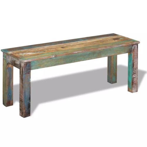 Banc Banquette De Jardin En Bois Interieur Exterieur Balcon Terrasse Parc 110 X 35 X 45 Cm Egalement Disponible Sur Mesure Banc En Bois De Recuperation Massif Fabrication A La Main Style